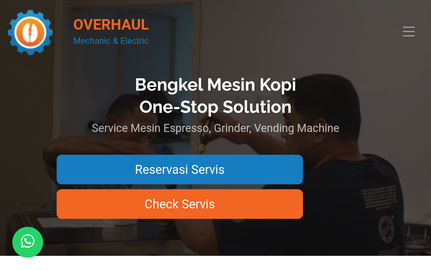 Screenshot website overhaul.id