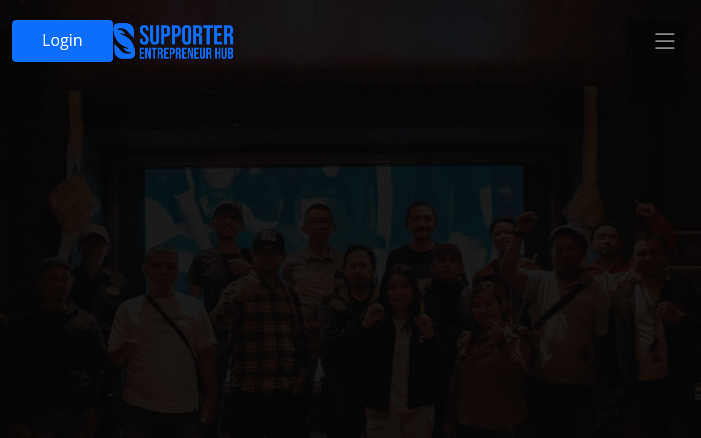 Screenshot website Supporter Entrepreneur
